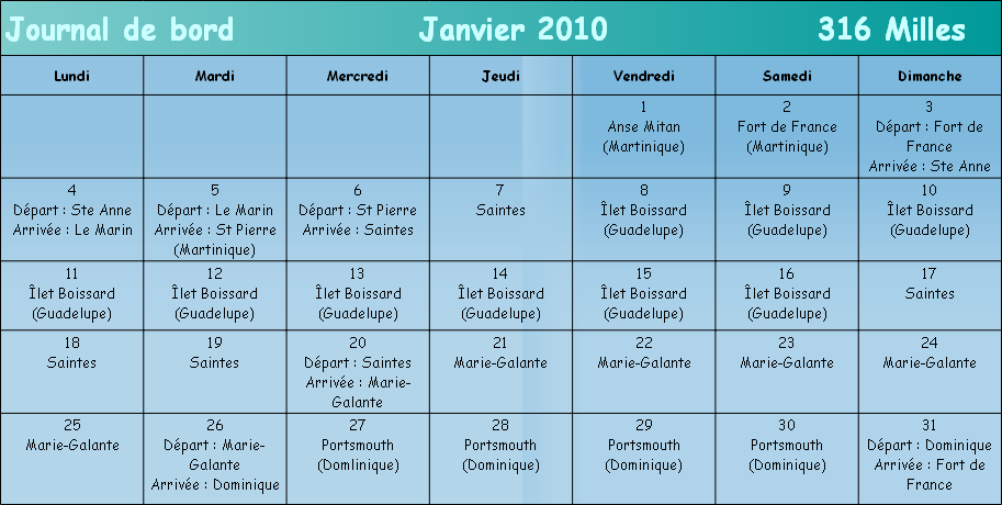 Calendrier