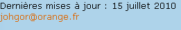 Dernières mises à jour : 
johgor@orange.fr