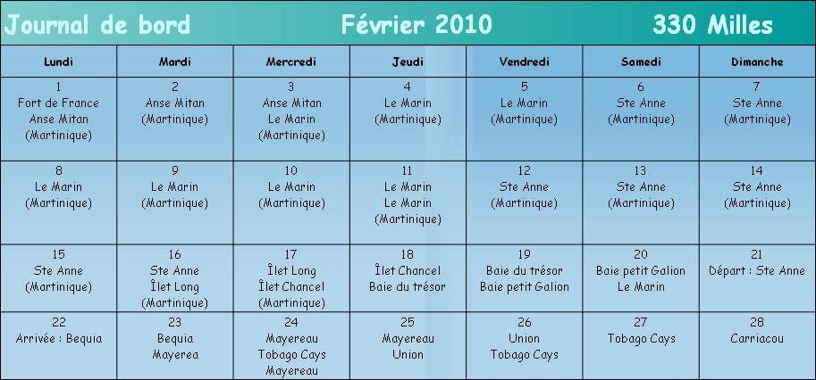 Calendrier